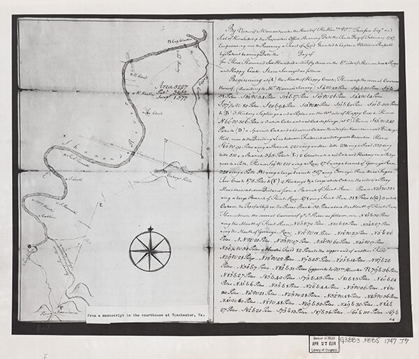 William Russell's 1747 resurvey