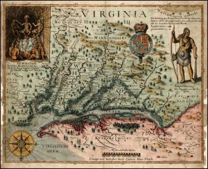 John Smith, A Map of Virginia, 1612